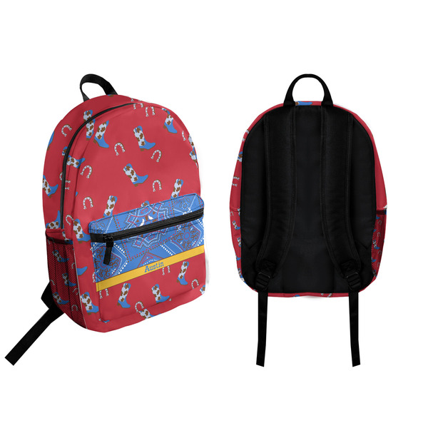 Cowboy Backpack front and back - Apvl