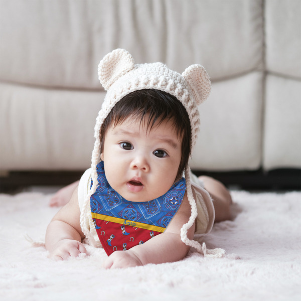 Cowboy Bandana Bib - (Lifestyle 2 girl)