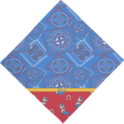 Cowboy Dog Bandana Scarf w/ Name or Text