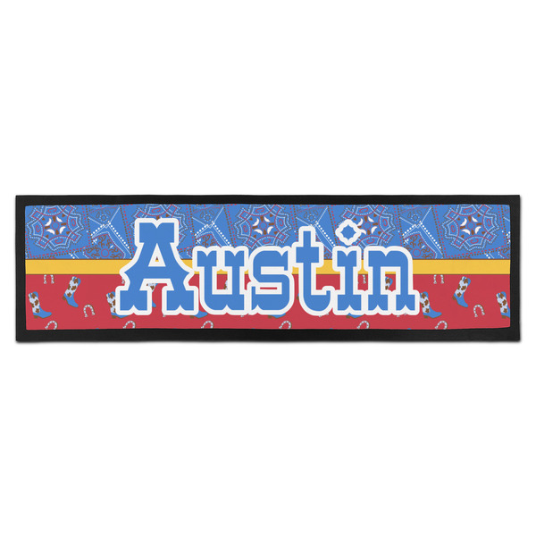 Custom Cowboy Bar Mat (Personalized)
