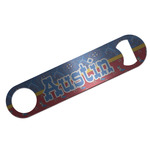 Cowboy Bar Bottle Opener - Silver w/ Name or Text