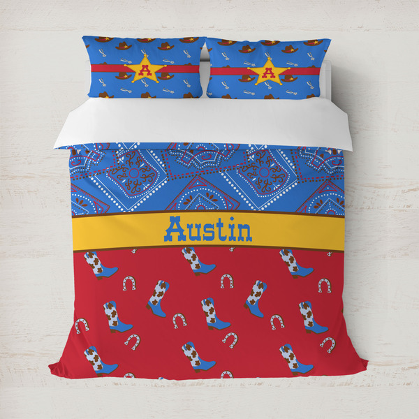 Custom Cowboy Duvet Cover (Personalized)