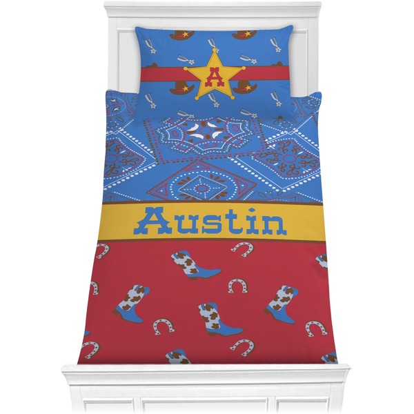 Custom Cowboy Comforter Set - Twin XL (Personalized)