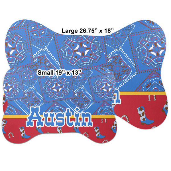 Cowboy Bone Shaped Mat Comparison
