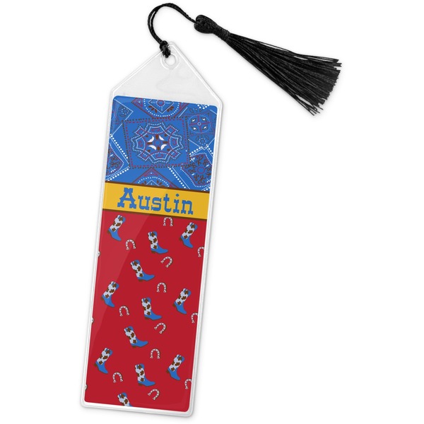 Custom Cowboy Book Mark w/Tassel (Personalized)