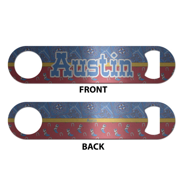 Cowboy Bottle Opener - Front & Back
