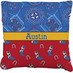 Cowboy Faux-Linen Throw Pillow 20" (Personalized)
