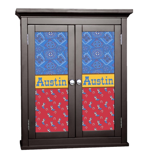 Custom Cowboy Cabinet Decal - Small (Personalized)