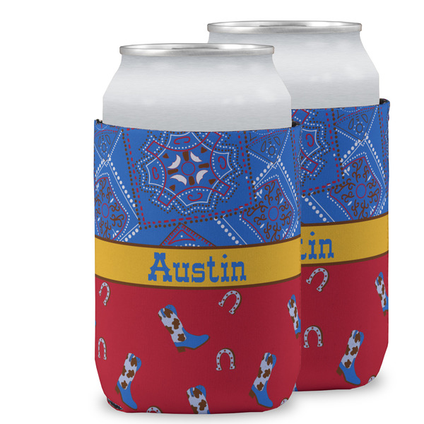Custom Cowboy Can Cooler (12 oz) w/ Name or Text
