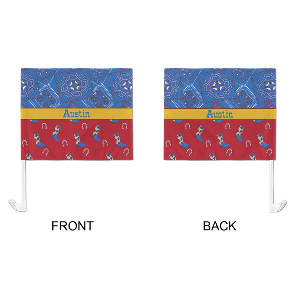 Cowboy Car Flag - Large - APPROVAL