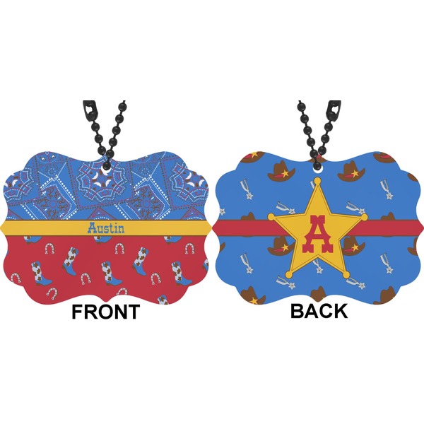 Cowboy Car Ornament (Approval)