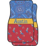 Cowboy Car Floor Mats (Front Seat) (Personalized)