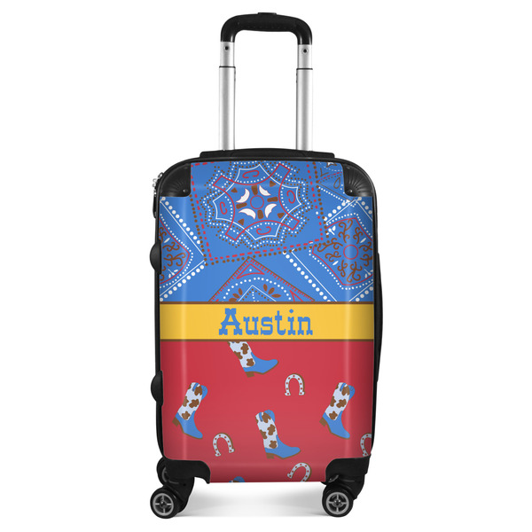 Custom Cowboy Suitcase - 20" Carry On (Personalized)
