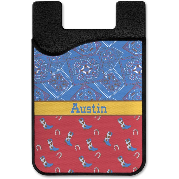 Cowboy Cell Phone Credit Card Holder