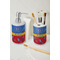 Cowboy Ceramic Bathroom Accessories - LIFESTYLE (toothbrush holder & soap dispenser)