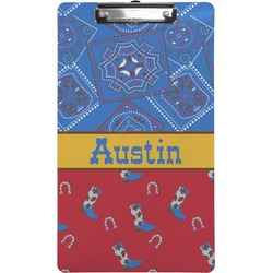 Cowboy Clipboard (Legal Size) (Personalized)