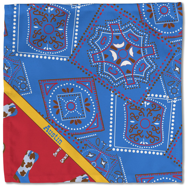Cowboy Cloth Napkins - Personalized Lunch (Single Full Open)