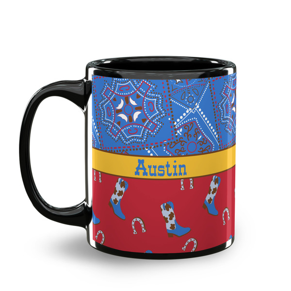 Cowboy Coffee Mug - 11 oz - Black