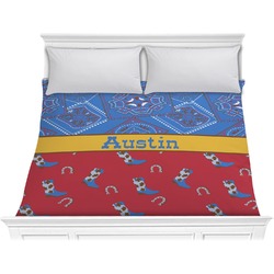 Cowboy Comforter - King (Personalized)