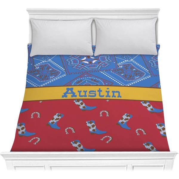 Custom Cowboy Comforter - Full / Queen (Personalized)
