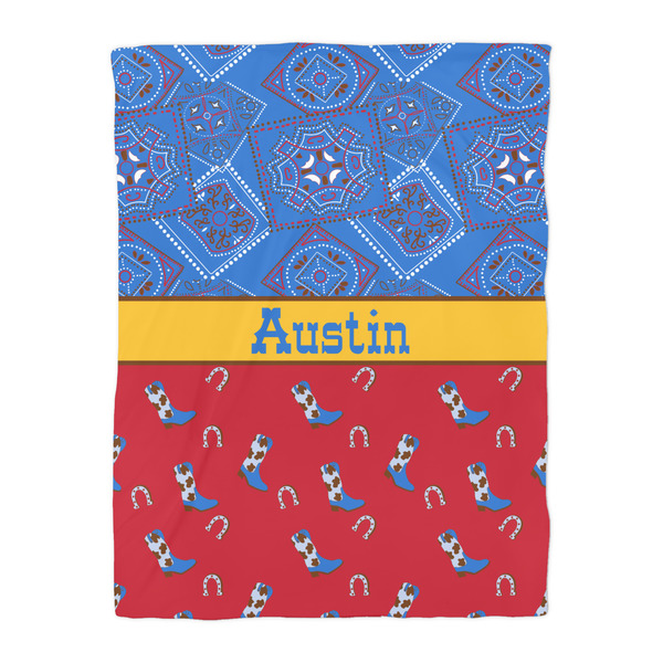 Cowboy Comforter - Twin - Front