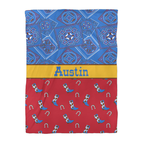 Cowboy Comforter - Twin XL - Front