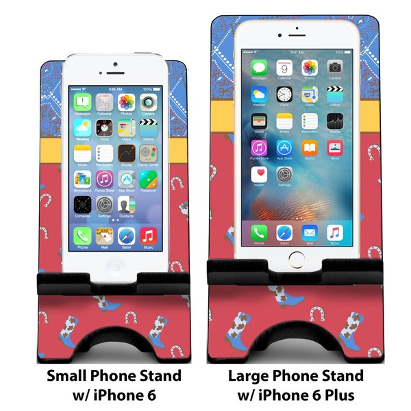 Cowboy Compare Phone Stand Sizes - with iPhones