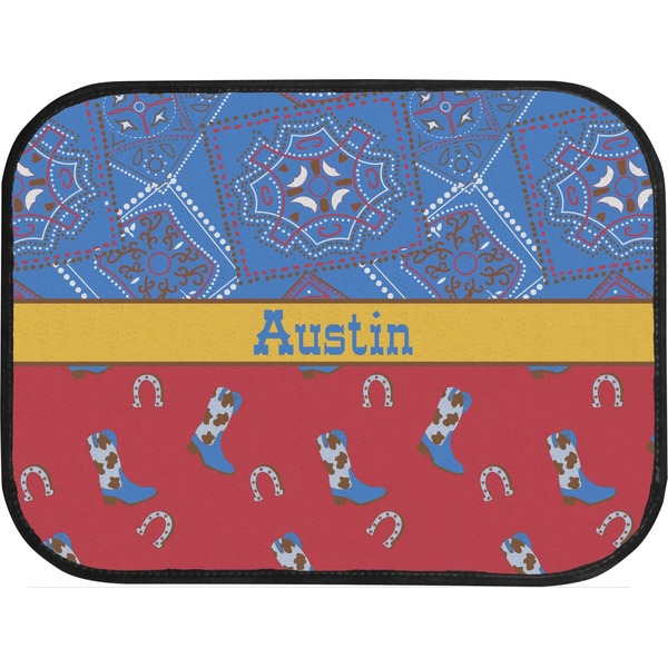 Cowboy Custom Car Floor Mats (Back Seat)