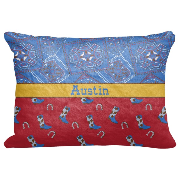 Custom Cowboy Decorative Baby Pillowcase - 16"x12" (Personalized)
