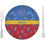 Cowboy 10" Glass Lunch / Dinner Plates - Single or Set (Personalized)