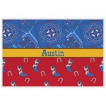 Cowboy Laminated Placemat w/ Name or Text