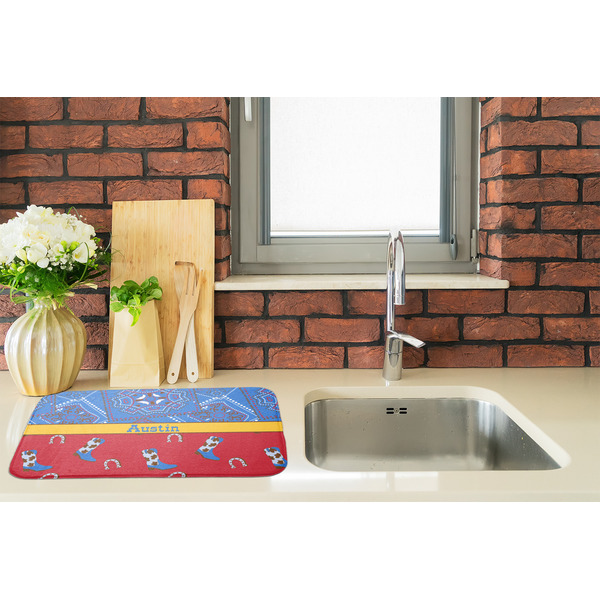 Cowboy Dish Drying Mat - LIFESTYLE 2