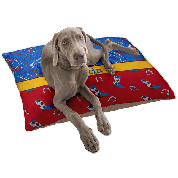 Cowboy Dog Bed - Large LIFESTYLE