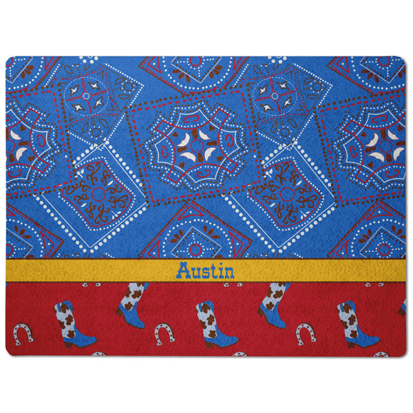 Cowboy Dog Food Mat - Medium without bowls