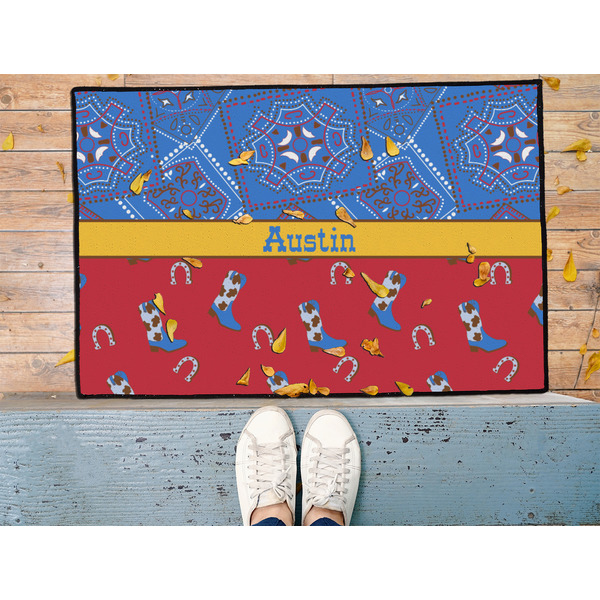 Cowboy Door Mat - LIFESTYLE (Med)