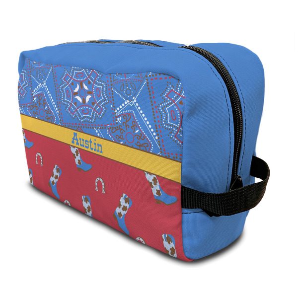Custom Cowboy Toiletry Bag / Dopp Kit (Personalized)