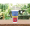 Cowboy Double Wall Tumbler with Straw Lifestyle
