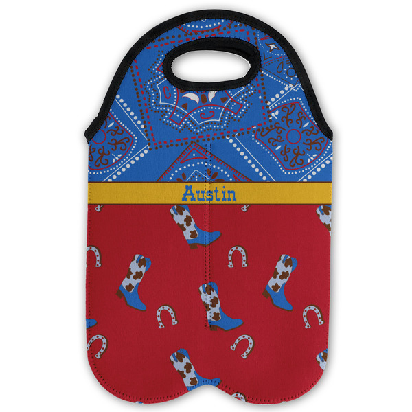 Cowboy Double Wine Tote - Flat (new)