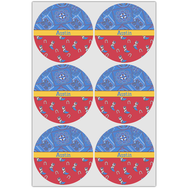 Cowboy Drink Topper - Large - Set of 6