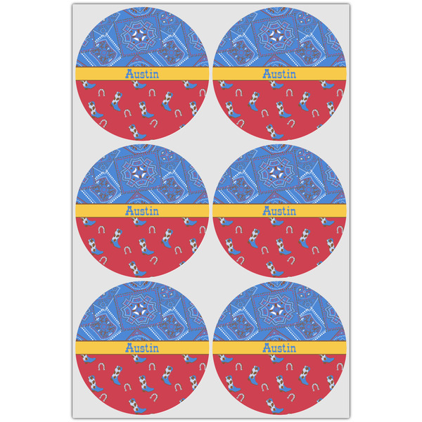 Cowboy Drink Topper - XLarge - Set of 6