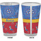 Cowboy Pint Glass - Full Color - Front & Back Views