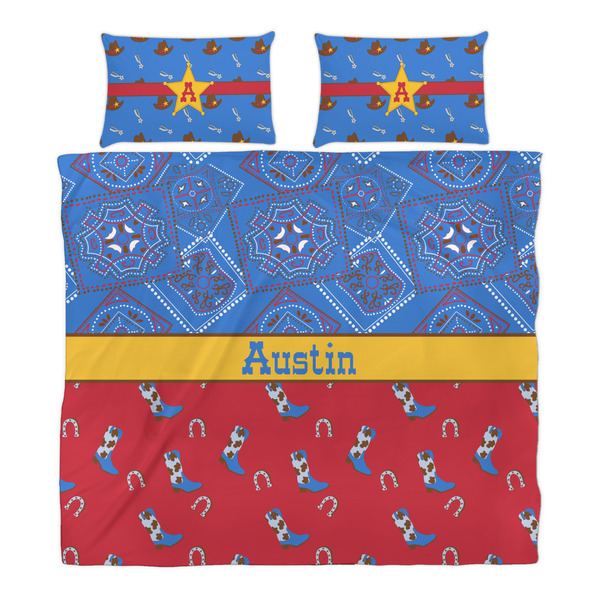Cowboy Duvet Cover Set - King - Alt Approval