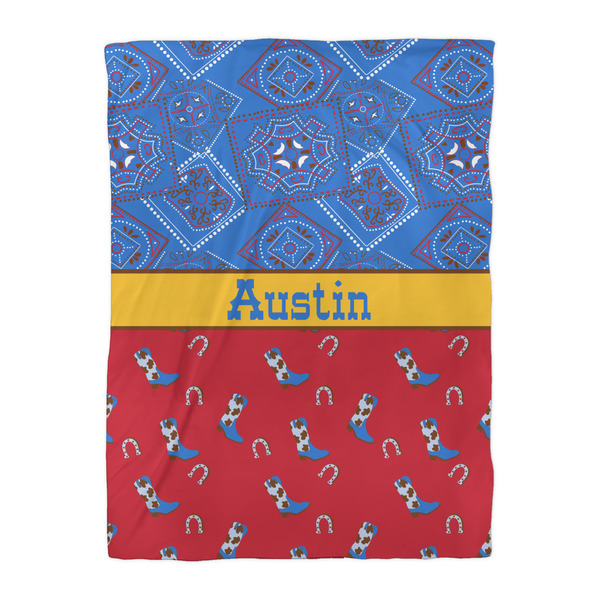 Cowboy Duvet Cover - Twin XL - Front