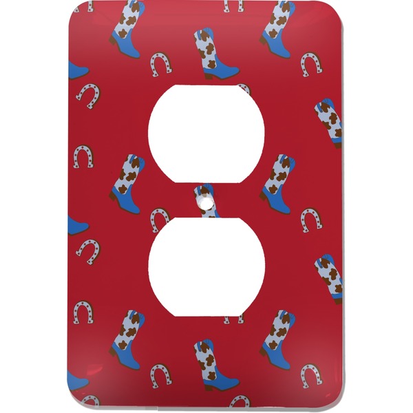 Custom Cowboy Electric Outlet Plate
