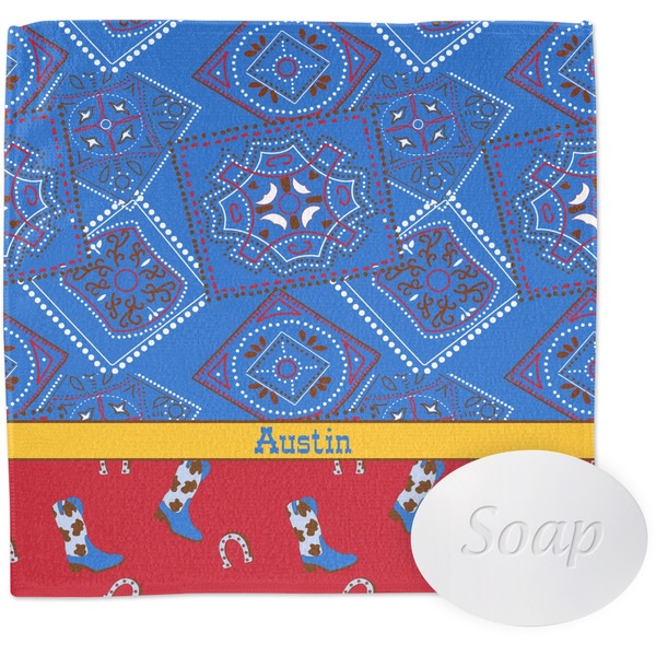Custom Cowboy Washcloth (Personalized)