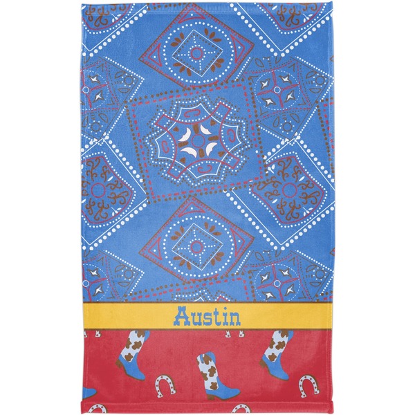 Cowboy Finger Tip Towel - Full View