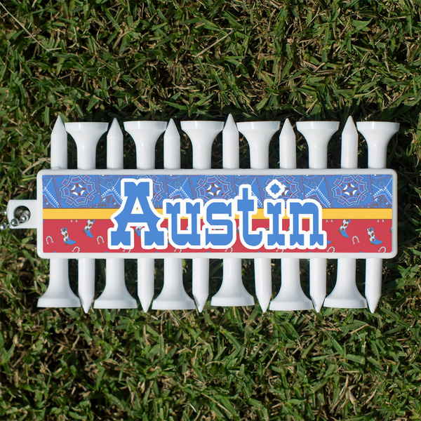 Custom Cowboy Golf Tees & Ball Markers Set (Personalized)