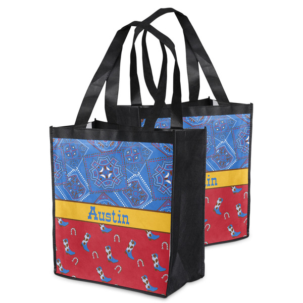 Cowboy Grocery Bag - MAIN