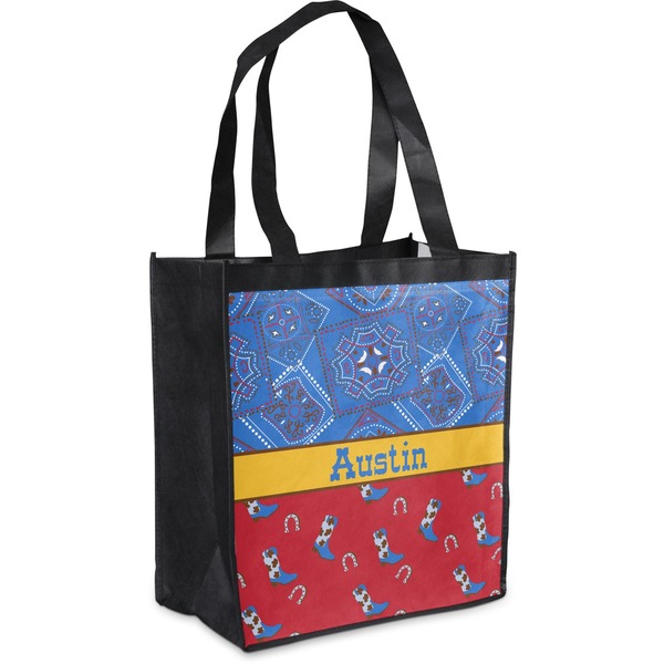 Custom Cowboy Grocery Bag (Personalized)