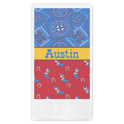 Cowboy Guest Paper Towels - Full Color (Personalized)